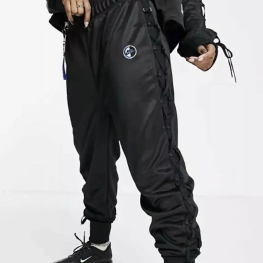Nike EQUALITY Sisterhood Lace-Up Track Pants Sz M